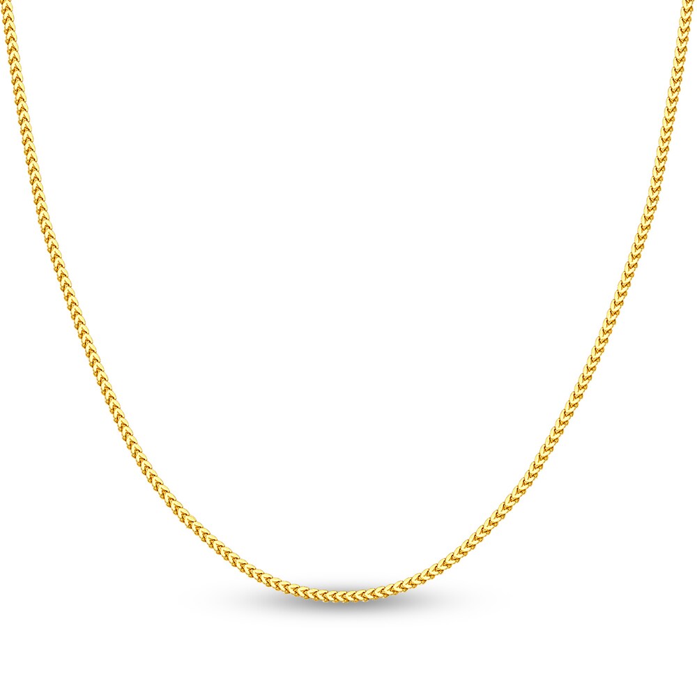 Round Franco Chain Necklace 14K Yellow Gold 20" jThZeK49 Round Franco Chain Necklace 14K Yellow Gold 20" jThZeK49