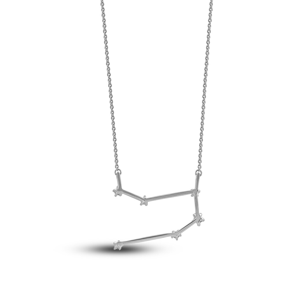 Diamond Gemini Constellation Pendant Necklace 1/6 ct tw Round 14K White Gold jaVZsxHY Diamond Gemini Constellation Pendant Necklace 1/6 ct tw Round 14K White Gold jaVZsxHY