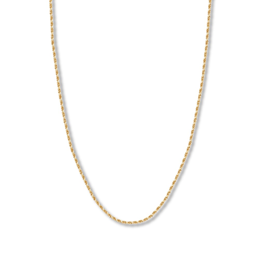18" Textured Rope Chain 14K Yellow Gold Appx. 2.3mm jlj5mm0U 18" Textured Rope Chain 14K Yellow Gold Appx. 2.3mm jlj5mm0U