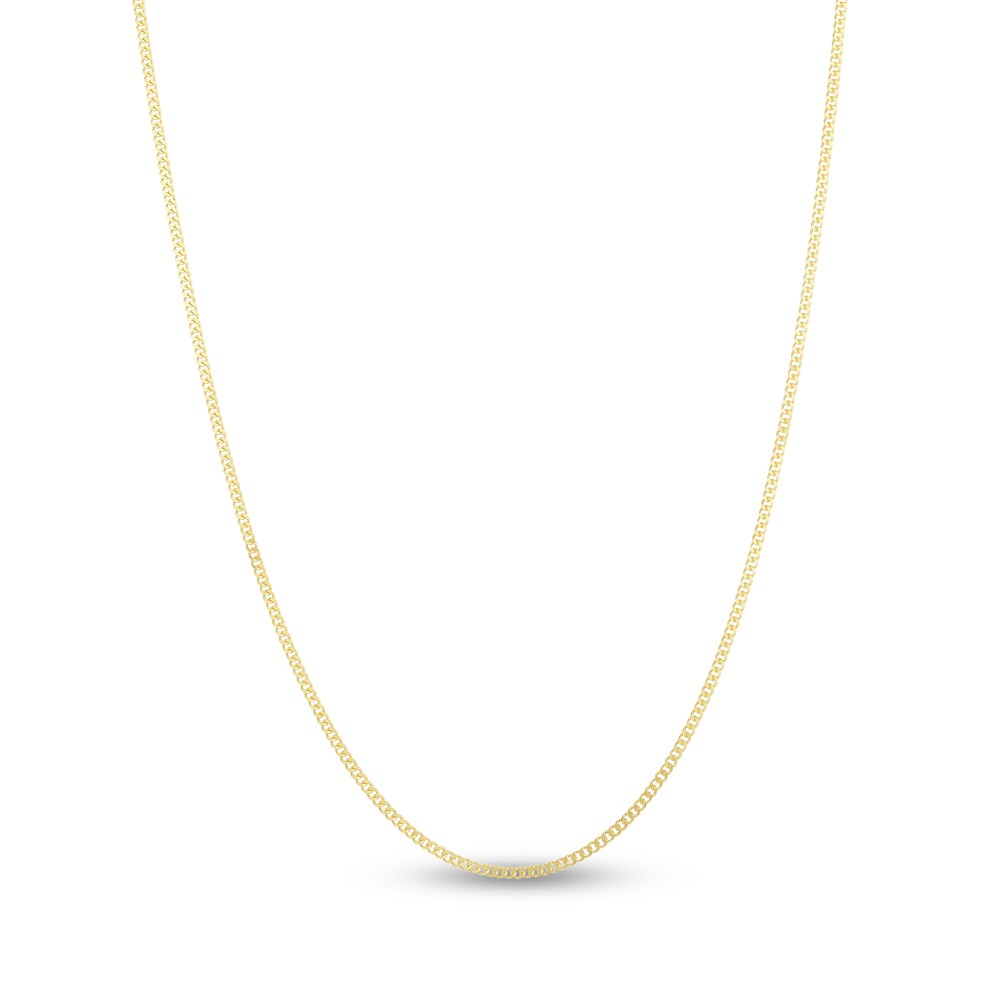 Gourmette Chain Necklace 14K Yellow Gold 20" k7n10yKt Gourmette Chain Necklace 14K Yellow Gold 20" k7n10yKt