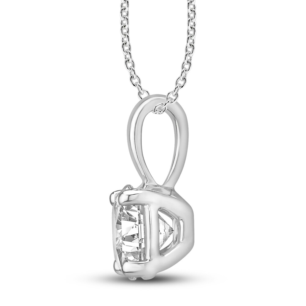 Certified Diamond Solitaire Necklace 1/4 ct tw Round 18K White Gold (I1/I) kBhnZX5O Certified Diamond Solitaire Necklace 1/4 ct tw Round 18K White Gold (I1/I) kBhnZX5O