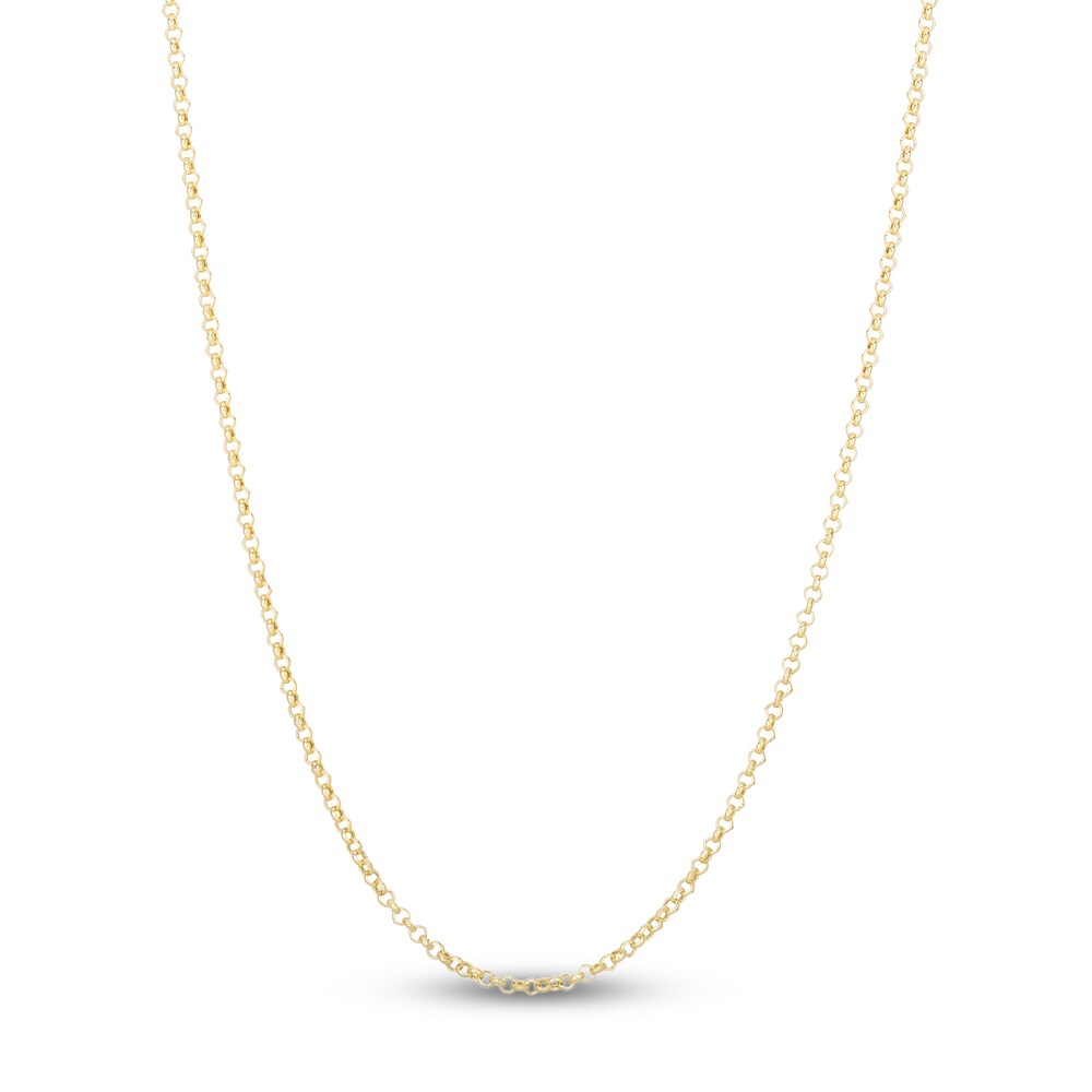 Rolo Chain Necklace 14K Yellow Gold 16" kGTgtMi7 Rolo Chain Necklace 14K Yellow Gold 16" kGTgtMi7