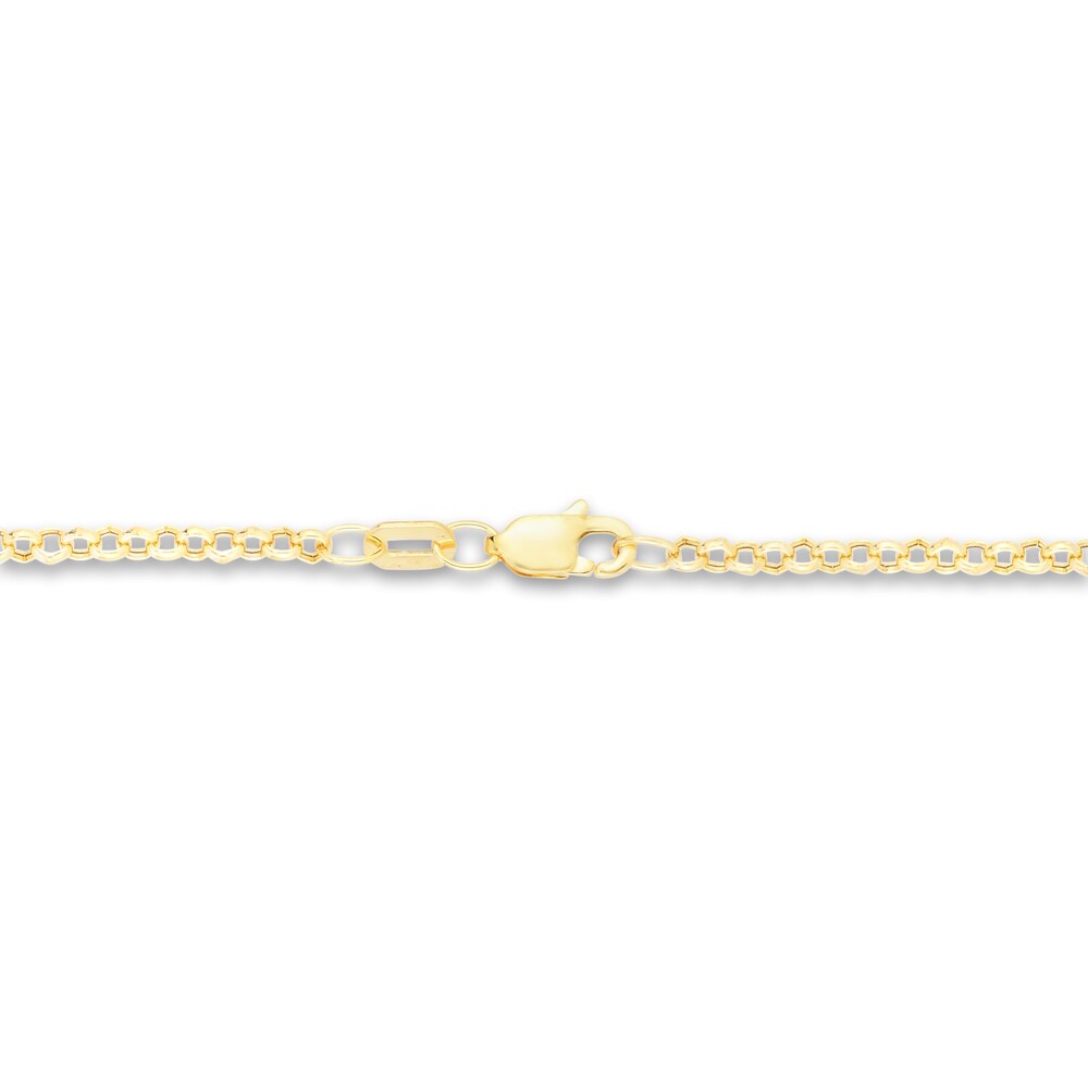 Rolo Chain Necklace 14K Yellow Gold 16\" kGTgtMi7 Rolo Chain Necklace 14K Yellow Gold 16\" kGTgtMi7
