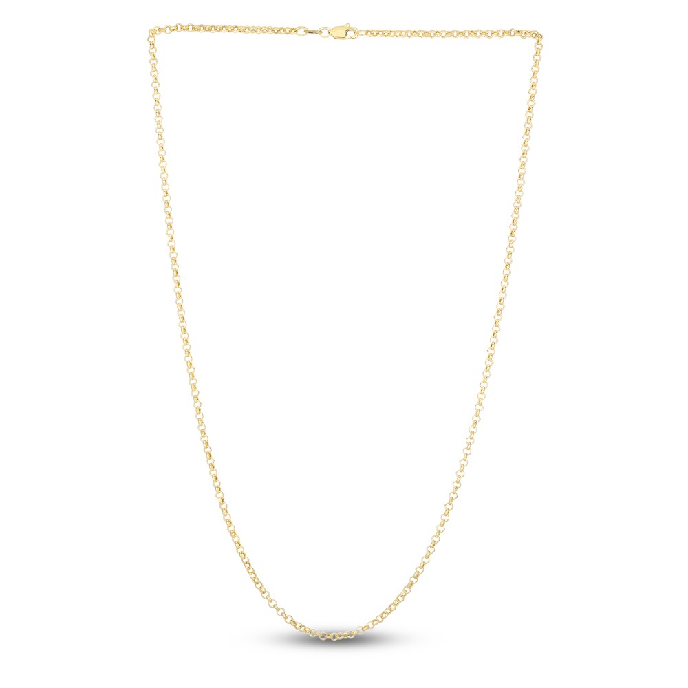 Rolo Chain Necklace 14K Yellow Gold 16\" kGTgtMi7 Rolo Chain Necklace 14K Yellow Gold 16\" kGTgtMi7
