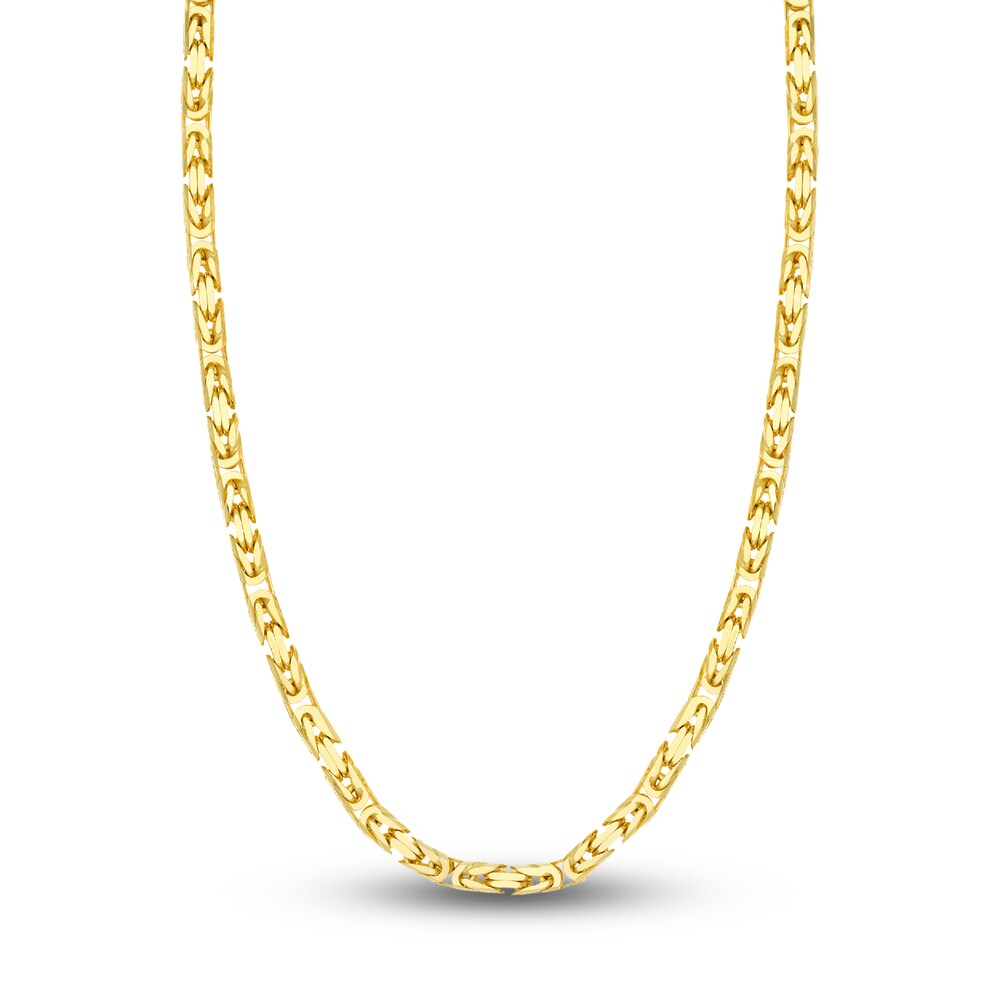 Byzantine Chain Necklace 14K Yellow Gold 22" kWt8lKa2