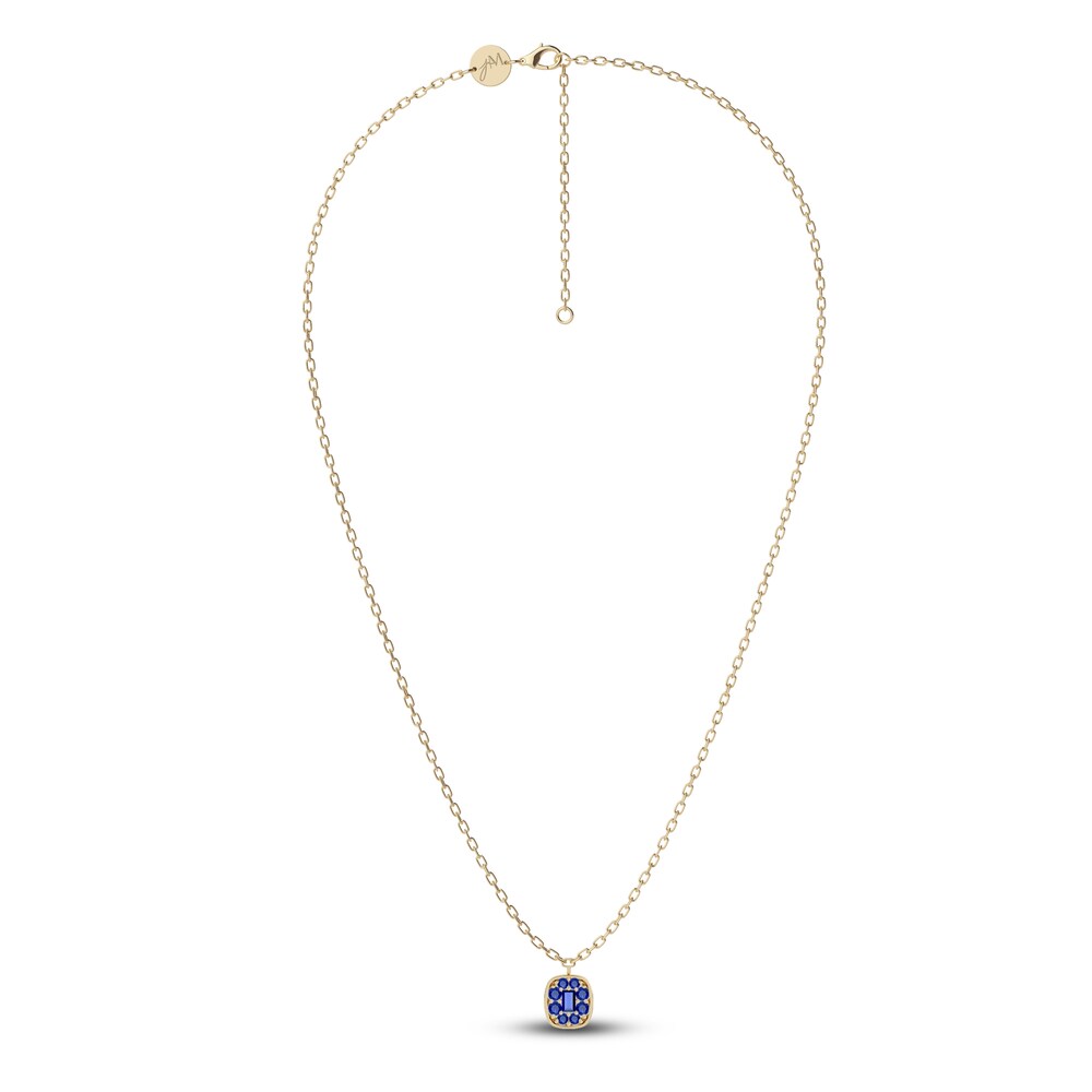 Juliette Maison Natural Blue Sapphire Pendant Necklace 10K Yellow Gold 18\" knF8RxOh Juliette Maison Natural Blue Sapphire Pendant Necklace 10K Yellow Gold 18\" knF8RxOh