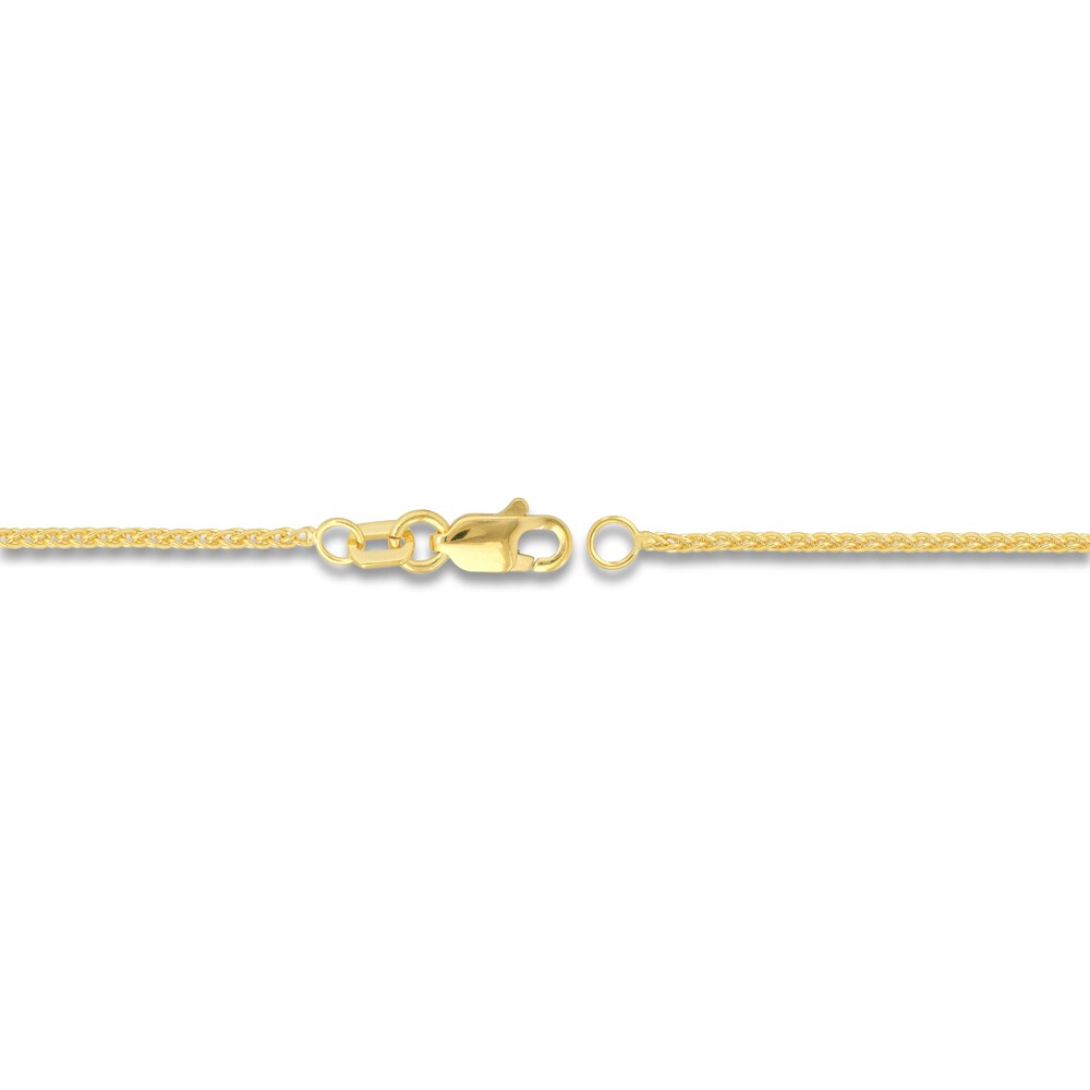 Round Wheat Chain Necklace 14K Yellow Gold 20\" kpMqcQSh Round Wheat Chain Necklace 14K Yellow Gold 20\" kpMqcQSh