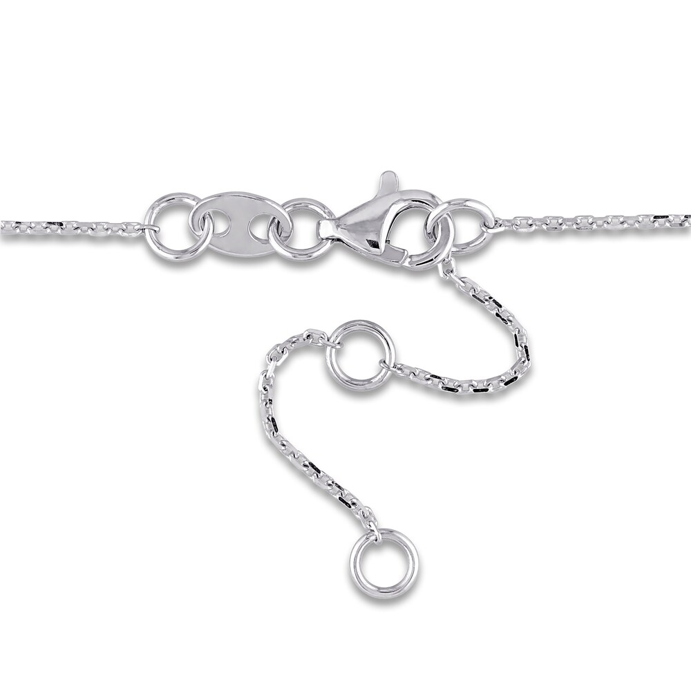 Diamond Bar Necklace 3/4 ct tw Round 14K White Gold 17\" kxosSFw9 Diamond Bar Necklace 3/4 ct tw Round 14K White Gold 17\" kxosSFw9