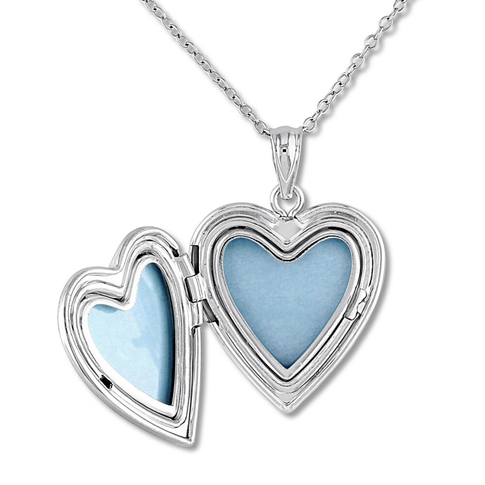 Hand Print Heart Locket Necklace Sterling Silver lILSoPvi Hand Print Heart Locket Necklace Sterling Silver lILSoPvi