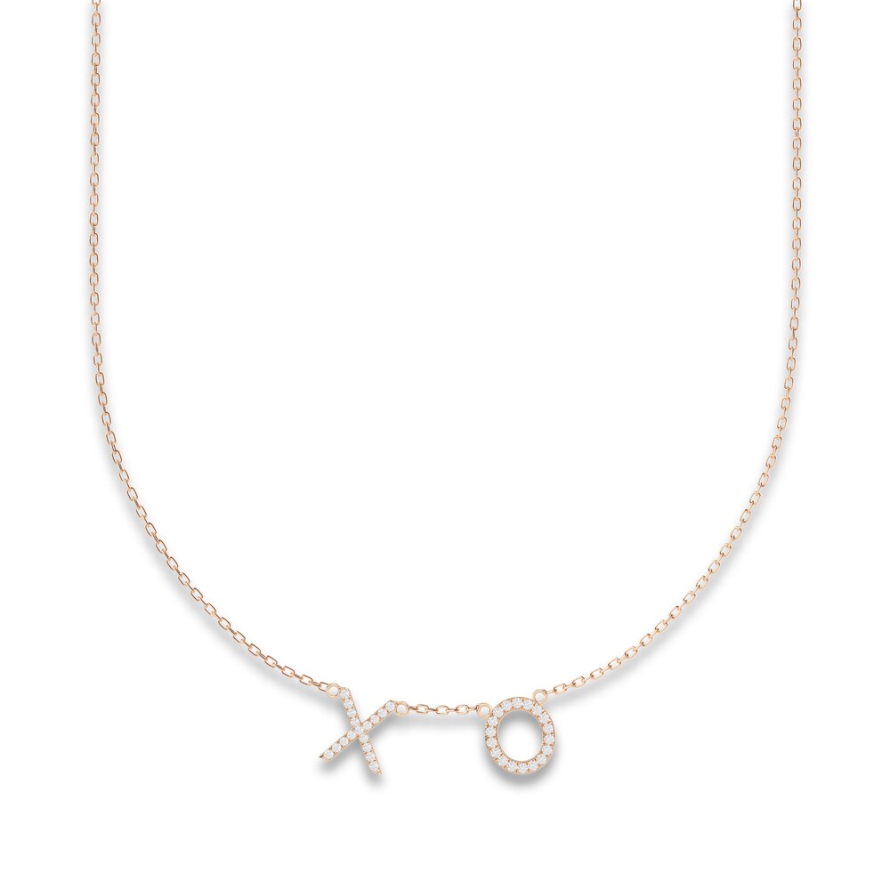 Juliette Maison Diamond Station Name Necklace 1/4 ct tw Round 10K Rose Gold mOuZEZn5 Juliette Maison Diamond Station Name Necklace 1/4 ct tw Round 10K Rose Gold mOuZEZn5