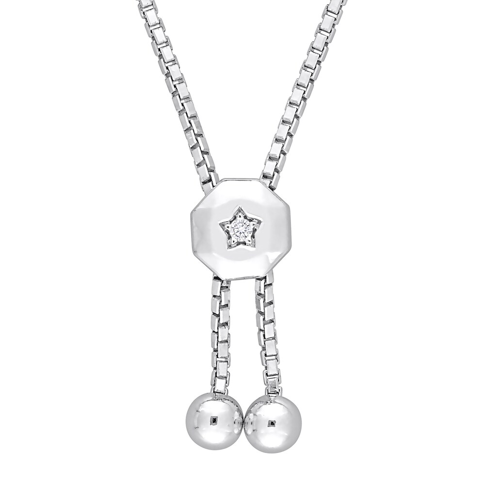 Diamond Tennis Necklace 1-1/3 ct tw Round 14K White Gold 33.5\" Adj. mRuBOgLS Diamond Tennis Necklace 1-1/3 ct tw Round 14K White Gold 33.5\" Adj. mRuBOgLS