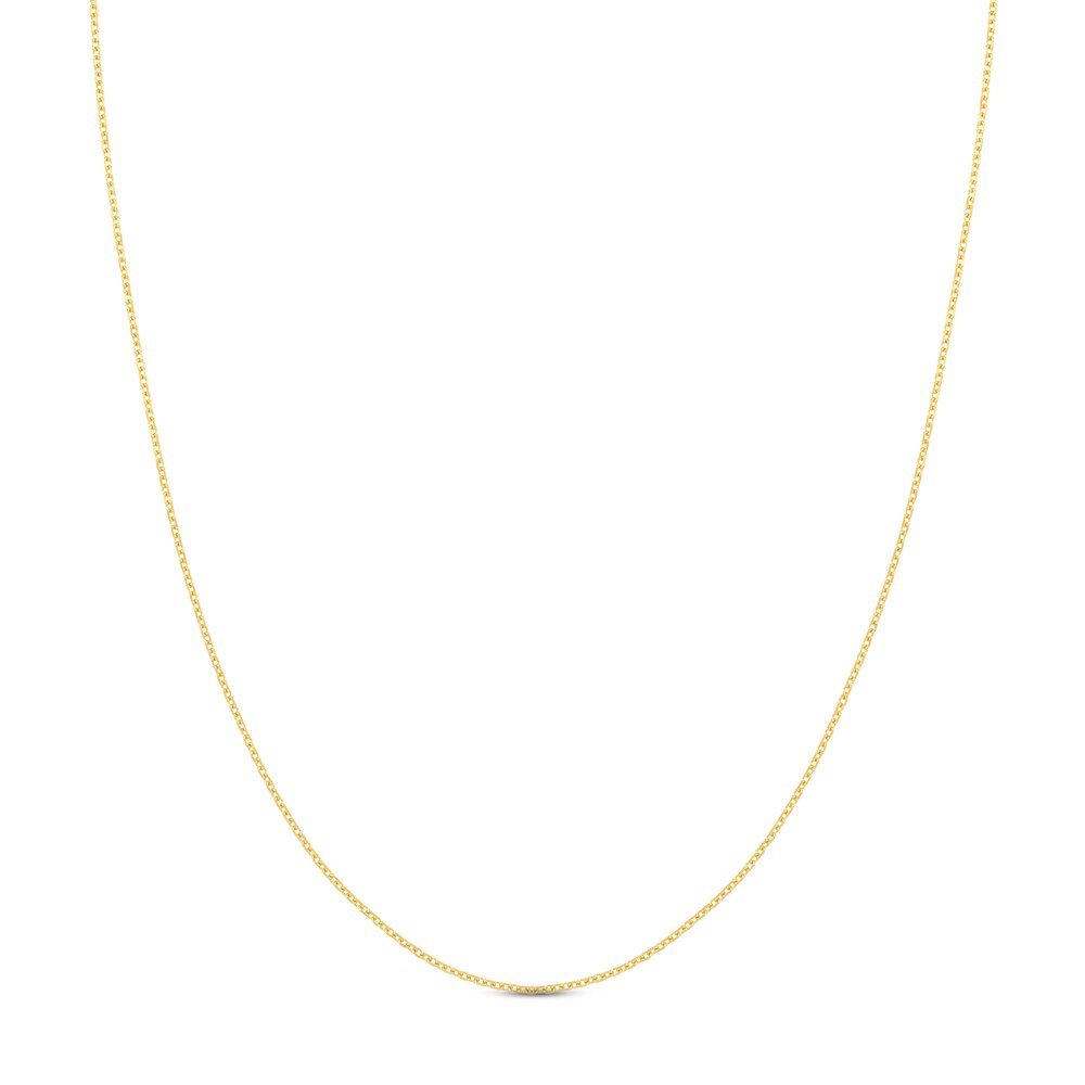 Diamond-Cut Cable Chain Necklace 14K Yellow Gold 18" mbsV9T2V