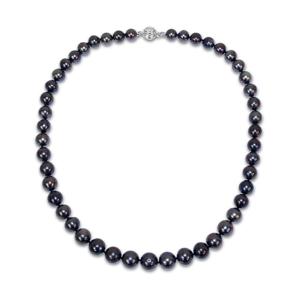 Tahitian Cultured Freshwater Pearl Strand Necklace 14K White Gold meH9hLRn Tahitian Cultured Freshwater Pearl Strand Necklace 14K White Gold meH9hLRn