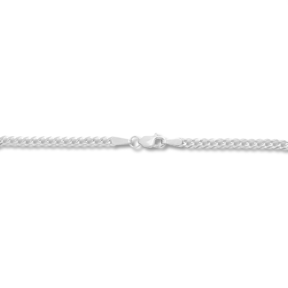 Curb Chain Necklace 14K White Gold 20\" mgJhl0Gh Curb Chain Necklace 14K White Gold 20\" mgJhl0Gh