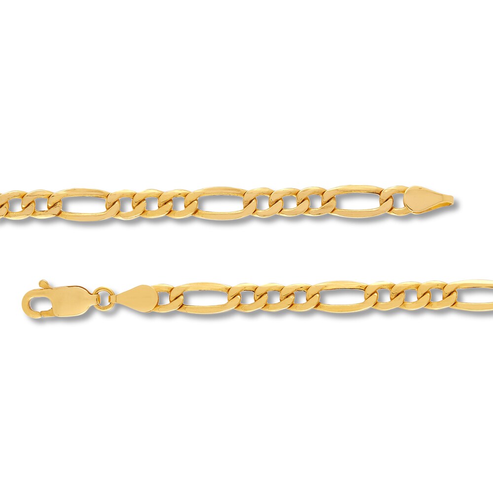 Figaro Chain Necklace 14K Yellow Gold 20\" miXC6b8N Figaro Chain Necklace 14K Yellow Gold 20\" miXC6b8N