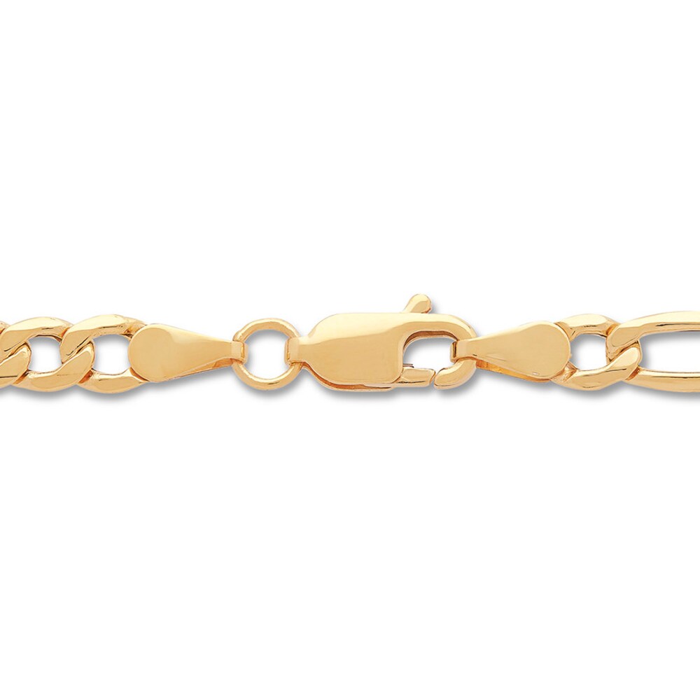Figaro Chain Necklace 14K Yellow Gold 20\" miXC6b8N Figaro Chain Necklace 14K Yellow Gold 20\" miXC6b8N