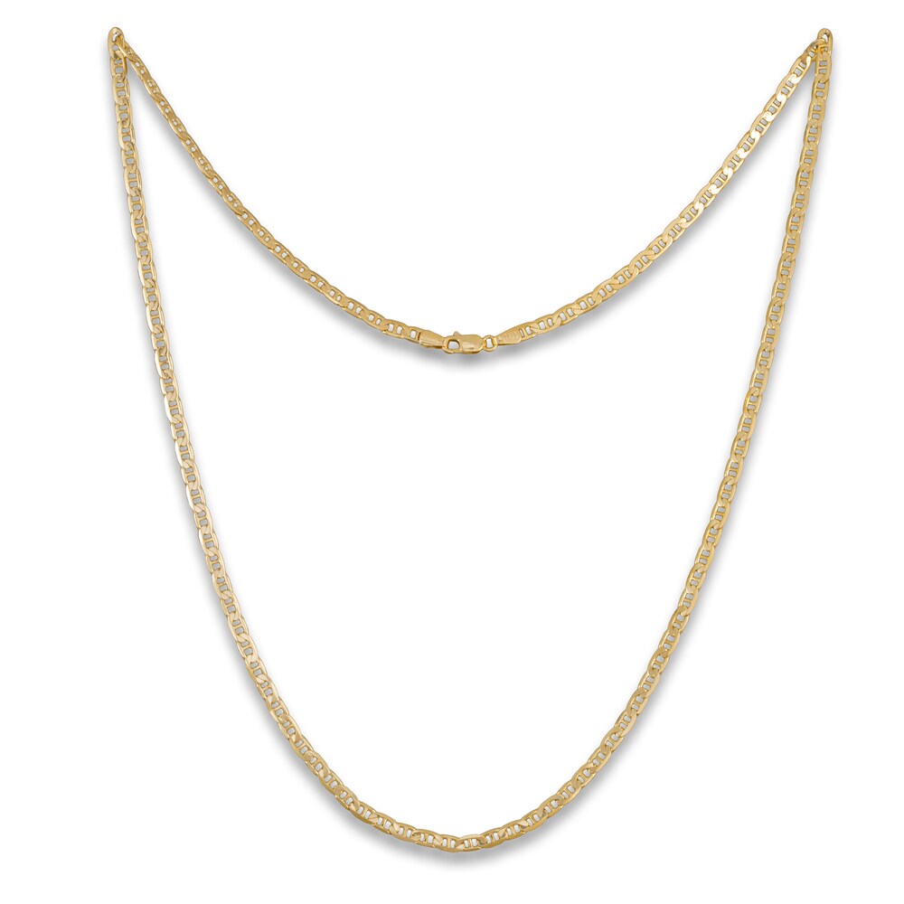 Mariner Chain Necklace 14K Yellow Gold 24\" n3e2iD3Z Mariner Chain Necklace 14K Yellow Gold 24\" n3e2iD3Z
