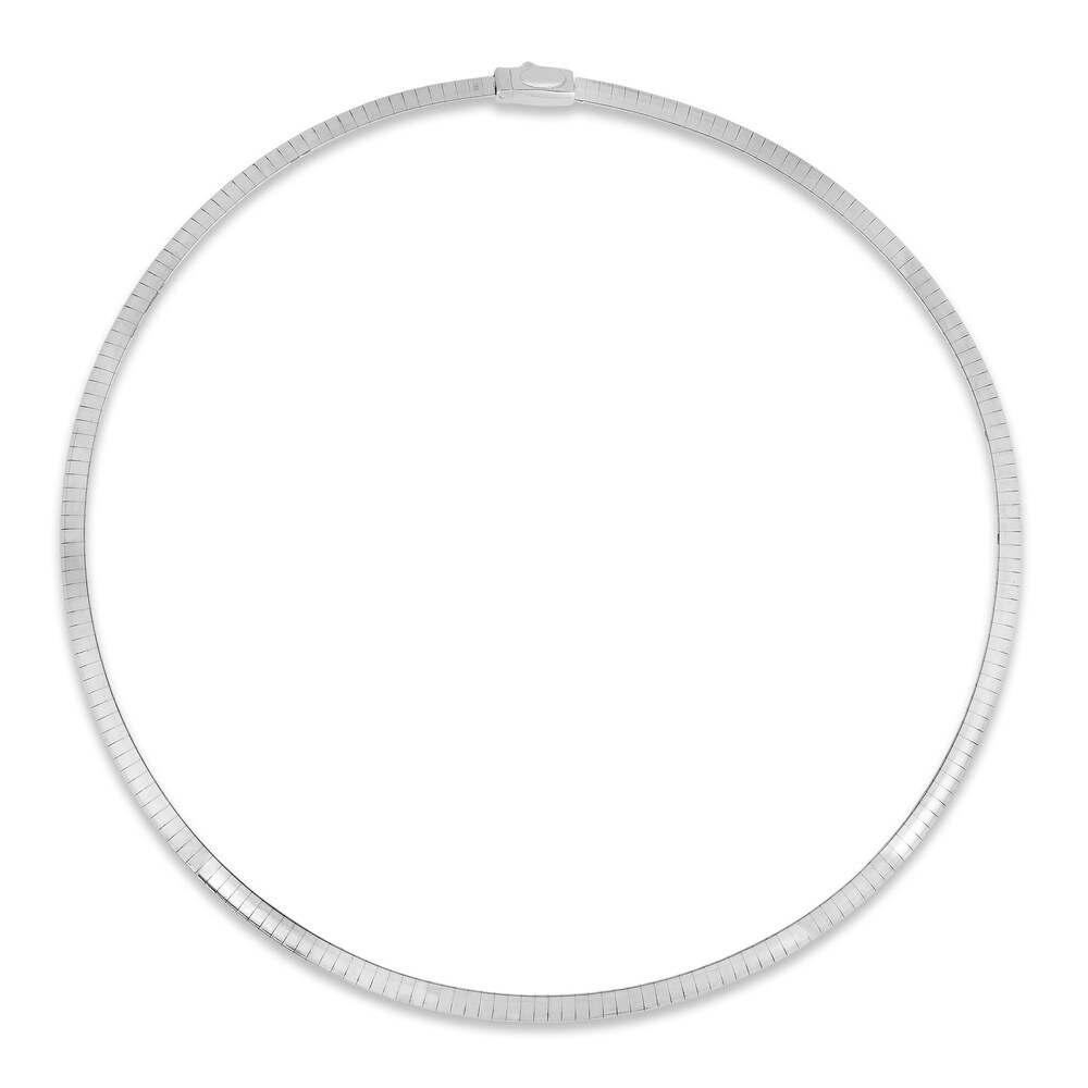 Reversible Necklace 14K Yellow Gold/Sterling Silver 4mm n7b7FvMo Reversible Necklace 14K Yellow Gold/Sterling Silver 4mm n7b7FvMo