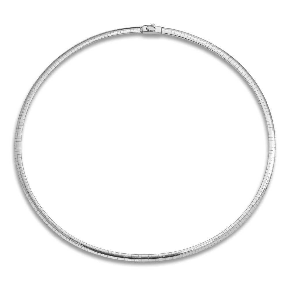 Reversible Omega Chain Necklace 14K Two-Tone Gold 18\" 2.0mm nBm1nhKC Reversible Omega Chain Necklace 14K Two-Tone Gold 18\" 2.0mm nBm1nhKC