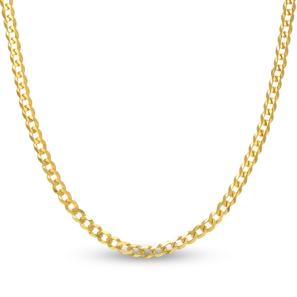 Light Cuban Link Necklace 14K Yellow Gold 20" nQ7rpjy9 Light Cuban Link Necklace 14K Yellow Gold 20" nQ7rpjy9