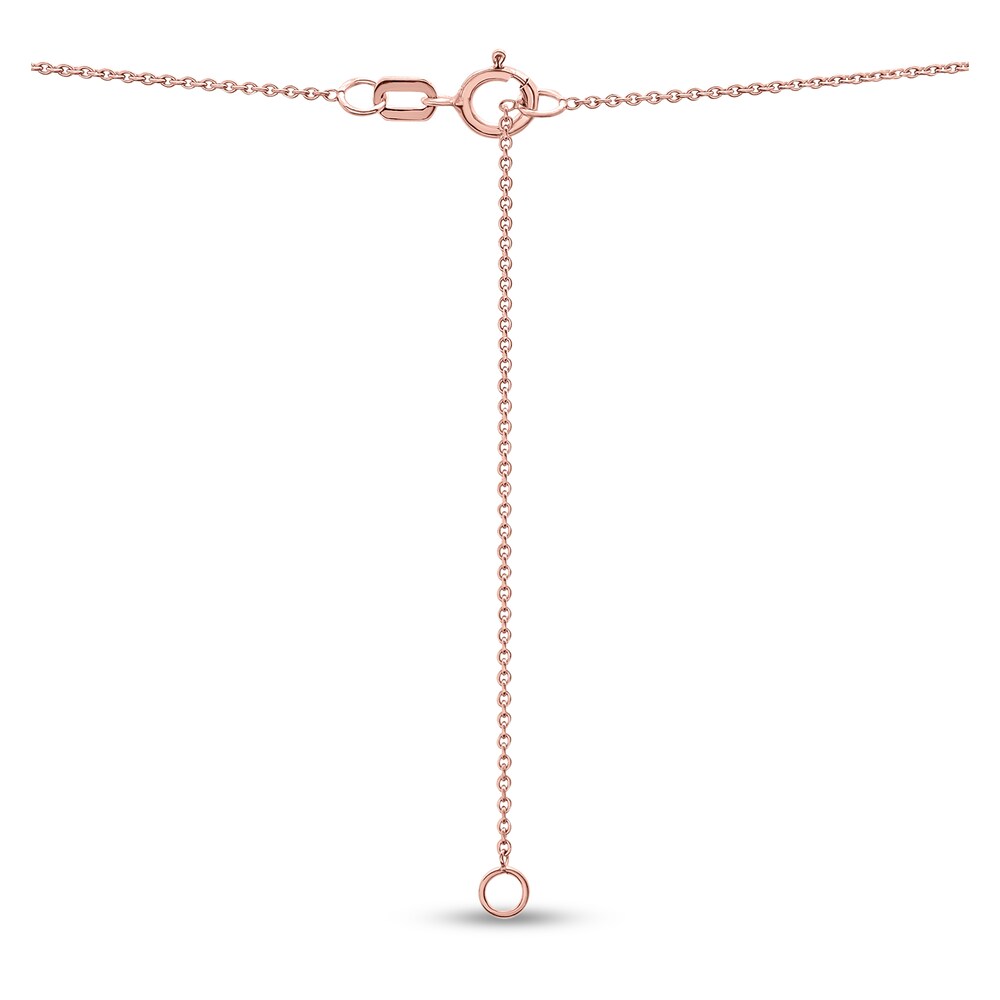 Diamond Pisces Necklace 1/10 ct tw 10K Rose Gold nm0hxWgY
