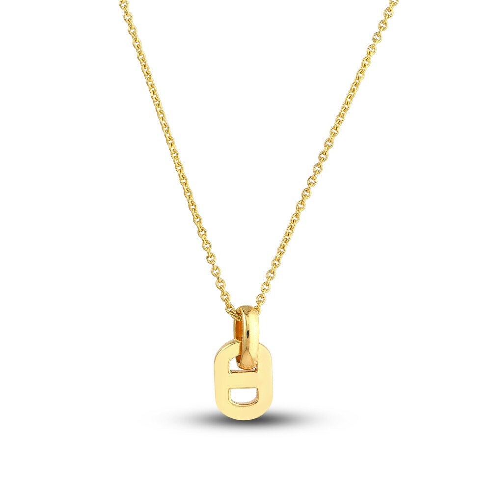 Mariner Link Pendant Necklace 14K Yellow Gold 18" o7sQuXw2 Mariner Link Pendant Necklace 14K Yellow Gold 18" o7sQuXw2