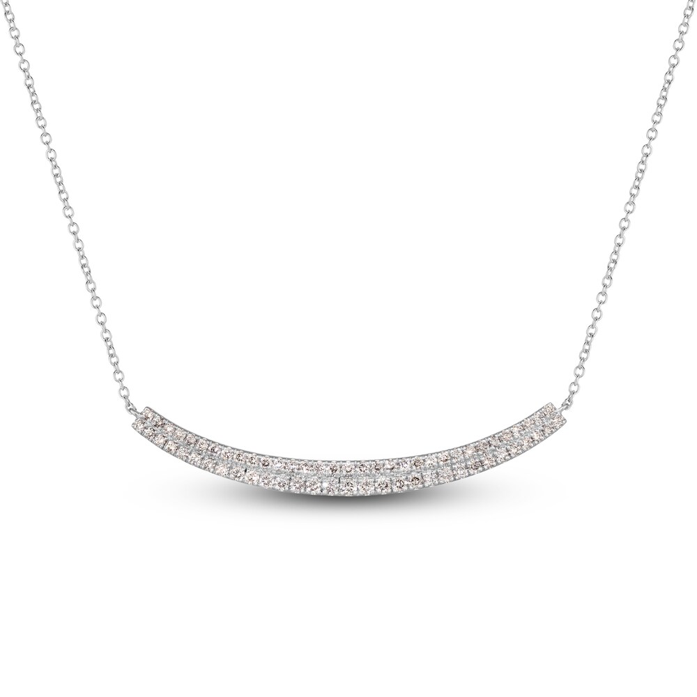 Le Vian Diamond Necklace 7/8 ct tw Round 14K Vanilla Gold 17" ofXSJvg3 Le Vian Diamond Necklace 7/8 ct tw Round 14K Vanilla Gold 17" ofXSJvg3