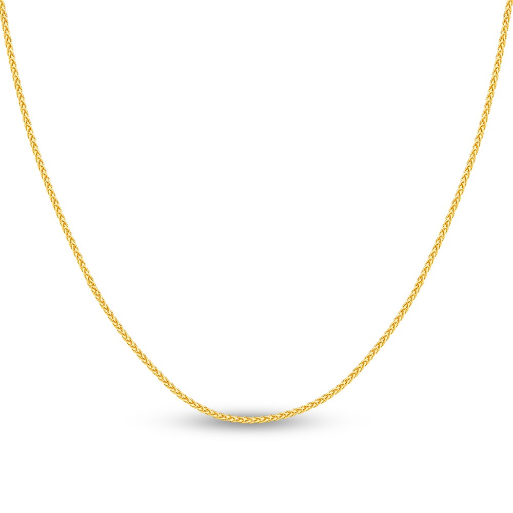 Round Wheat Chain Necklace 14K Yellow Gold 24" p2WMJHh3 Round Wheat Chain Necklace 14K Yellow Gold 24" p2WMJHh3