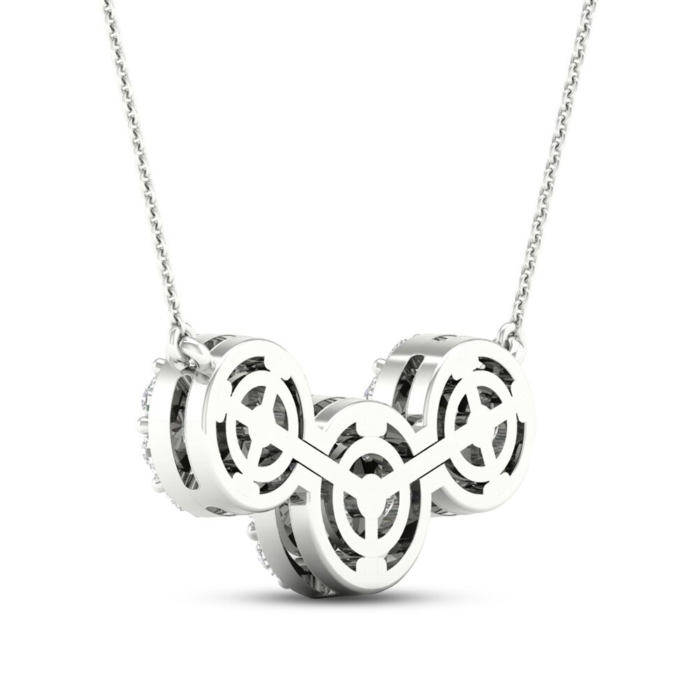 Diamond Necklace 1 ct tw Round 14K White Gold p9b6V4v0 Diamond Necklace 1 ct tw Round 14K White Gold p9b6V4v0