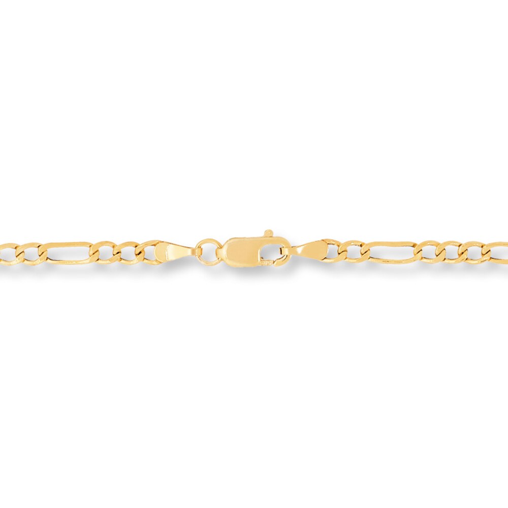 Figaro Link Chain 14K Yellow Gold 20\" Length pzaUS1Up Figaro Link Chain 14K Yellow Gold 20\" Length pzaUS1Up
