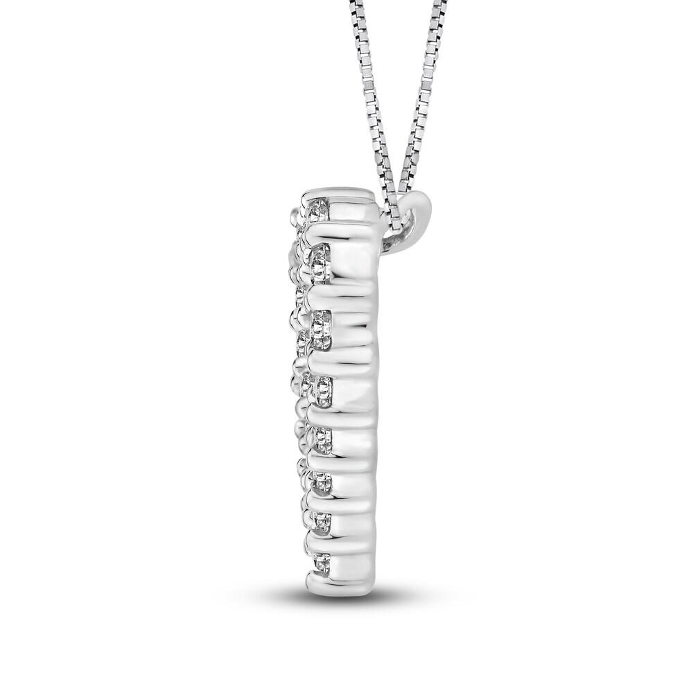 Diamond Heart Necklace 1/2 ct tw Round 14K White Gold qsf8HnSH Diamond Heart Necklace 1/2 ct tw Round 14K White Gold qsf8HnSH