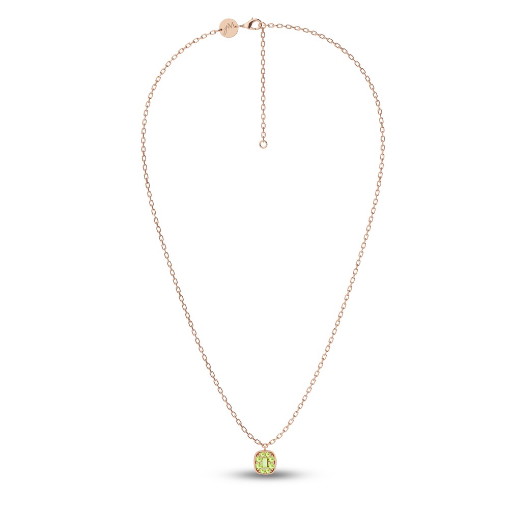 Juliette Maison Natural Peridot Pendant Necklace 10K Rose Gold s5f52kMh Juliette Maison Natural Peridot Pendant Necklace 10K Rose Gold s5f52kMh