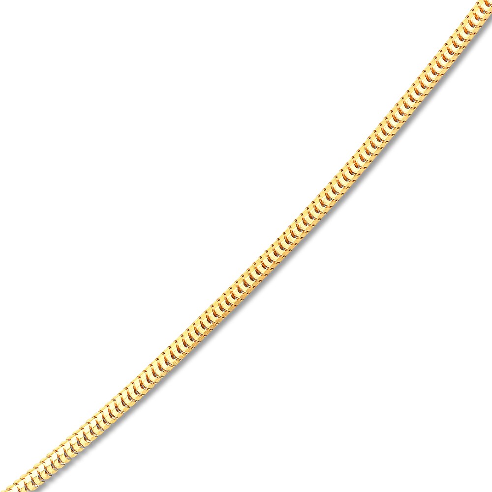 Snake Chain Necklace 14K Yellow Gold 18\" sIJbbPsd Snake Chain Necklace 14K Yellow Gold 18\" sIJbbPsd