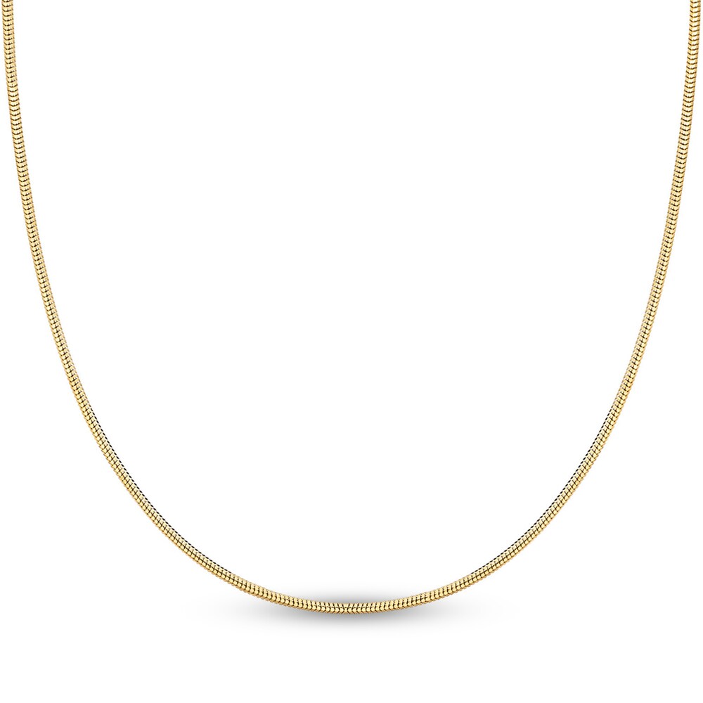 Snake Chain Necklace 14K Yellow Gold 20" sKtMYG96 Snake Chain Necklace 14K Yellow Gold 20" sKtMYG96