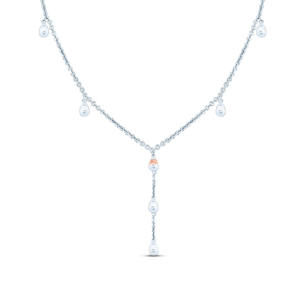 Pnina Tornai Diamond Necklace 1-1/2 ct tw Round 14K White Gold sTG79FTJ