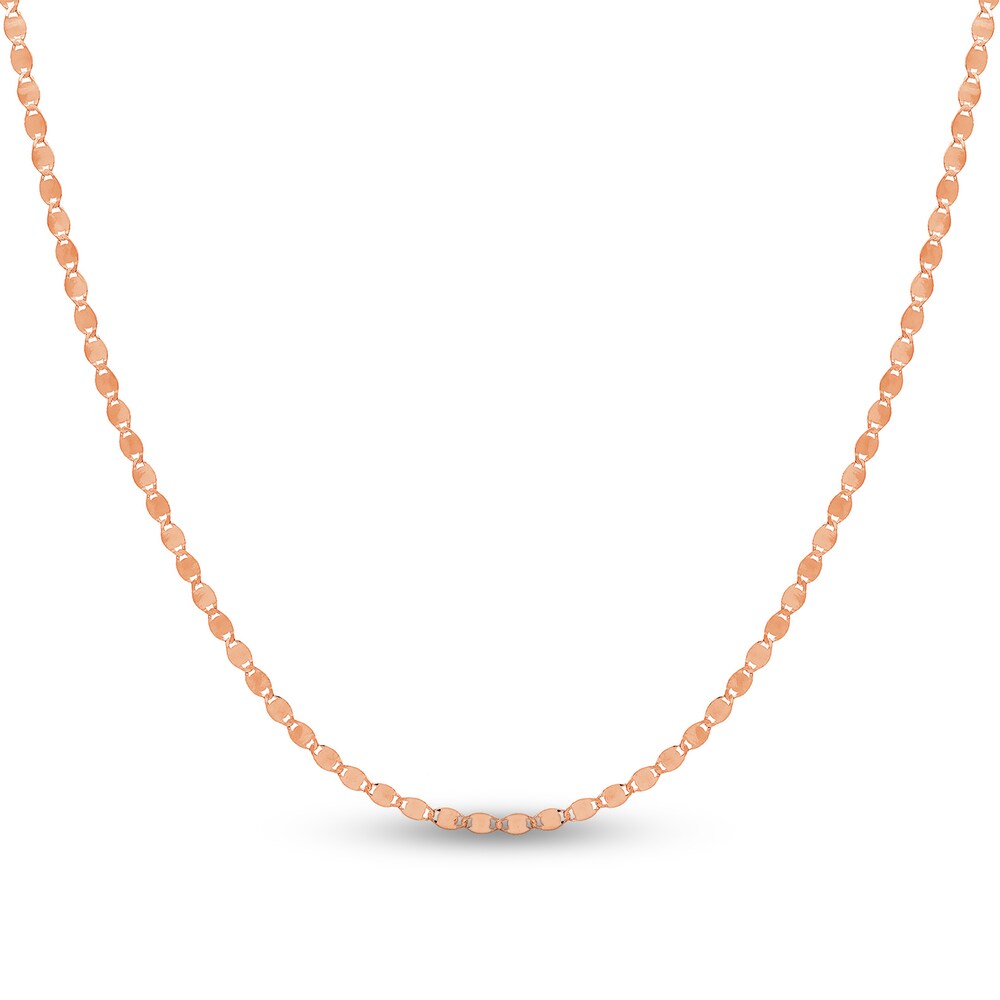 Valentino Chain Necklace 14K Rose Gold 24" scTMMNy0 Valentino Chain Necklace 14K Rose Gold 24" scTMMNy0