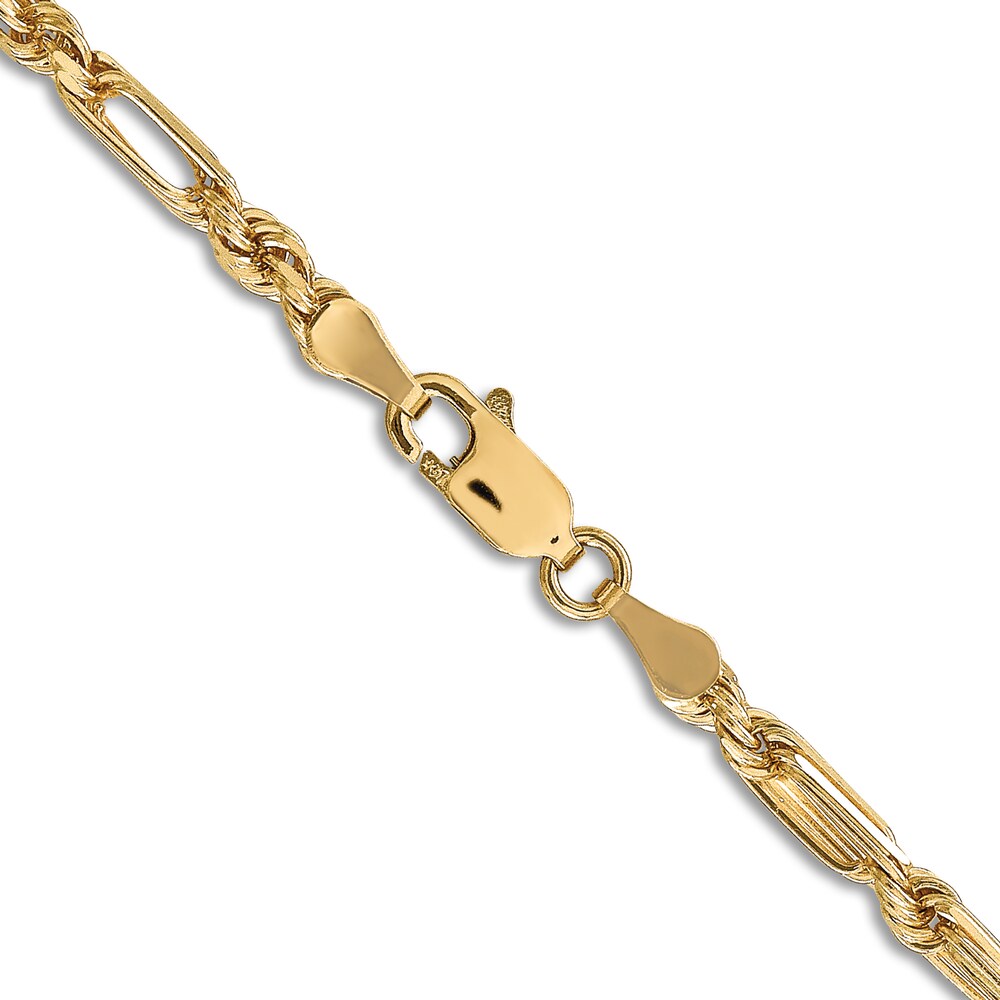 Diamond-Cut Rope Chain Necklace 14K Yellow Gold 24\" 3.0mm tDaDJ92X Diamond-Cut Rope Chain Necklace 14K Yellow Gold 24\" 3.0mm tDaDJ92X