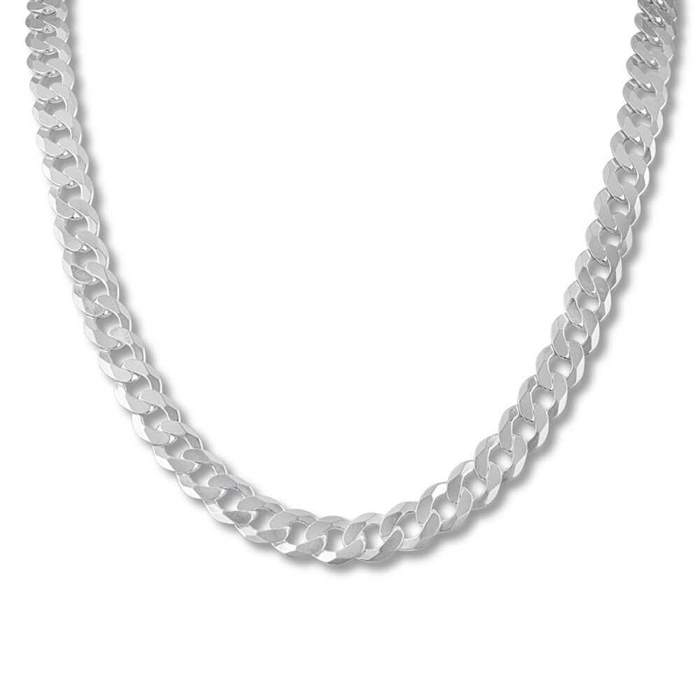 Curb Chain Necklace Sterling Silver 22" tn767Cub Curb Chain Necklace Sterling Silver 22" tn767Cub