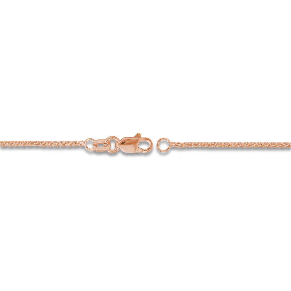 Round Wheat Chain Necklace 14K Rose Gold 18\" ts3uUrtv Round Wheat Chain Necklace 14K Rose Gold 18\" ts3uUrtv