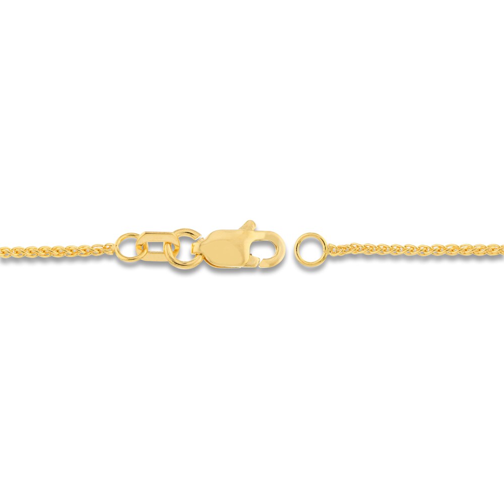 Round Wheat Chain Necklace 18K Yellow Gold 18\" u1rRxpx2 Round Wheat Chain Necklace 18K Yellow Gold 18\" u1rRxpx2