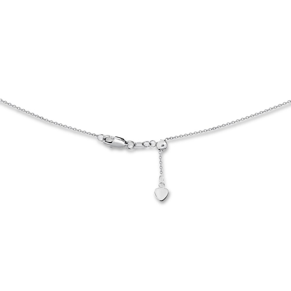 Dangle Disc Choker Necklace 14K White Gold 14\" Adjustable uRX19sUg Dangle Disc Choker Necklace 14K White Gold 14\" Adjustable uRX19sUg