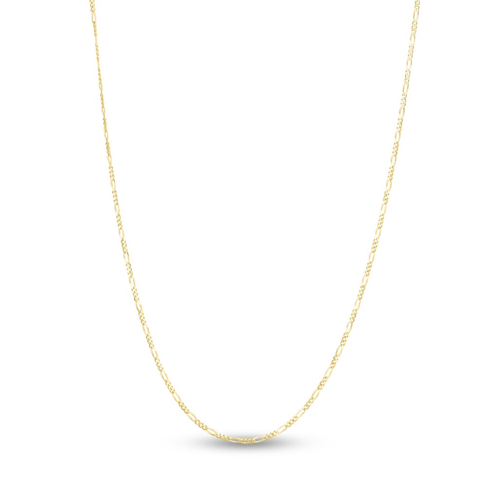 Figaro Chain Necklace 14K Yellow Gold 16" v0x2fqur Figaro Chain Necklace 14K Yellow Gold 16" v0x2fqur