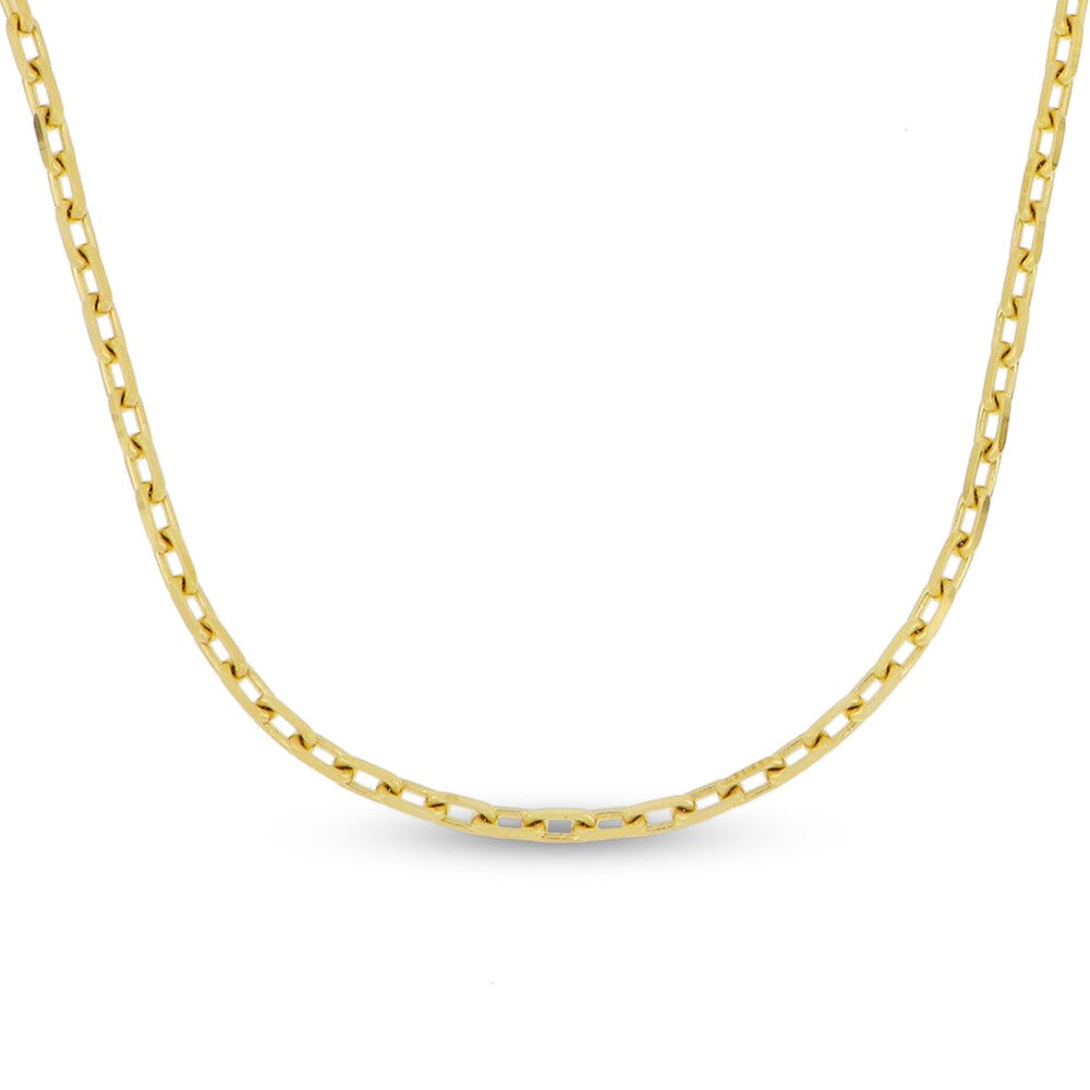 Cable Chain Necklace 14K Yellow Gold 22" v3lujvuN Cable Chain Necklace 14K Yellow Gold 22" v3lujvuN