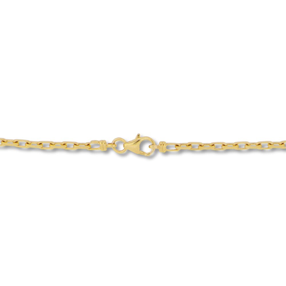 Cable Chain Necklace 14K Yellow Gold 22\" v3lujvuN Cable Chain Necklace 14K Yellow Gold 22\" v3lujvuN