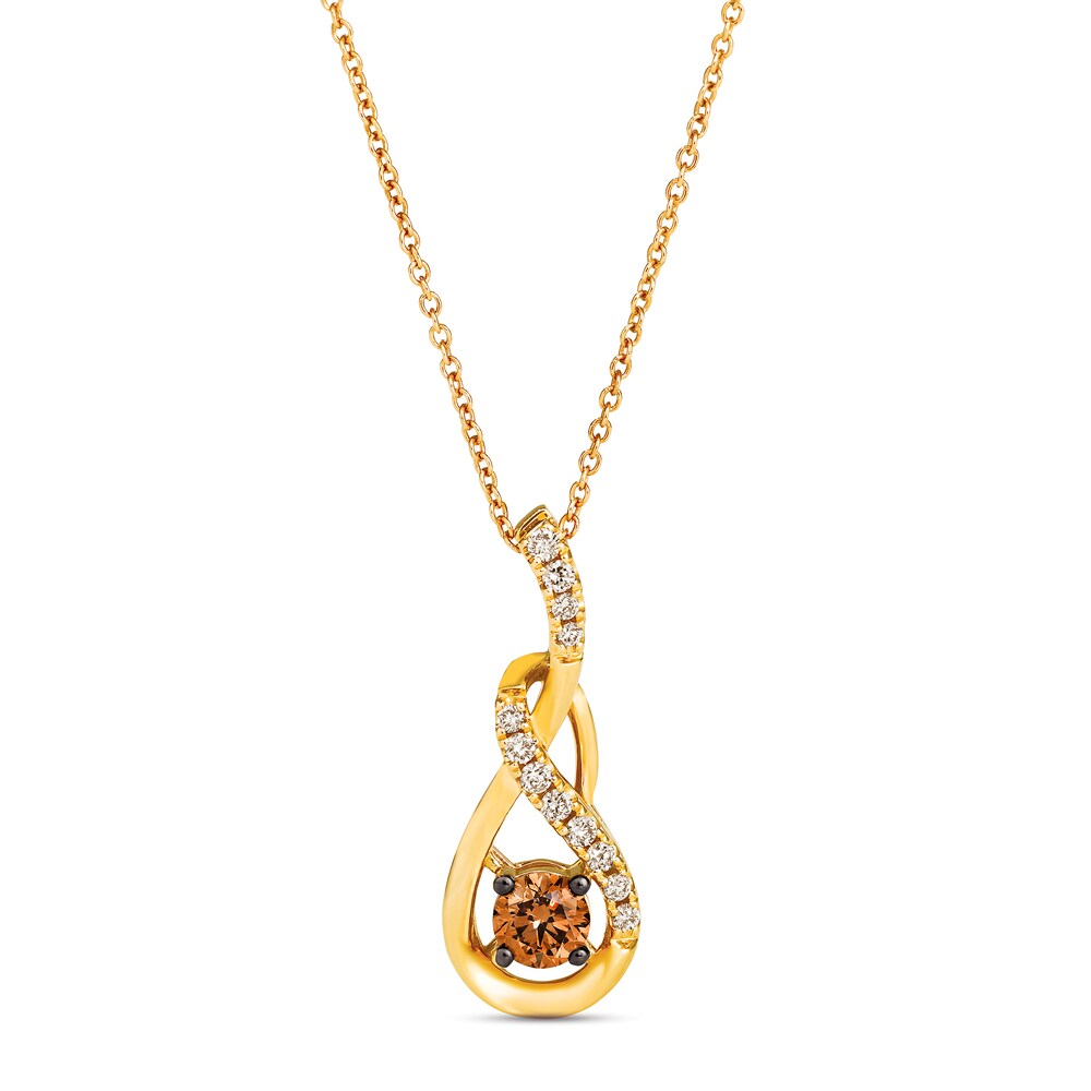 Le Vian Chocolate Diamond Necklace 1/2 ct tw 14K Honey Gold vNrb1DdE Le Vian Chocolate Diamond Necklace 1/2 ct tw 14K Honey Gold vNrb1DdE