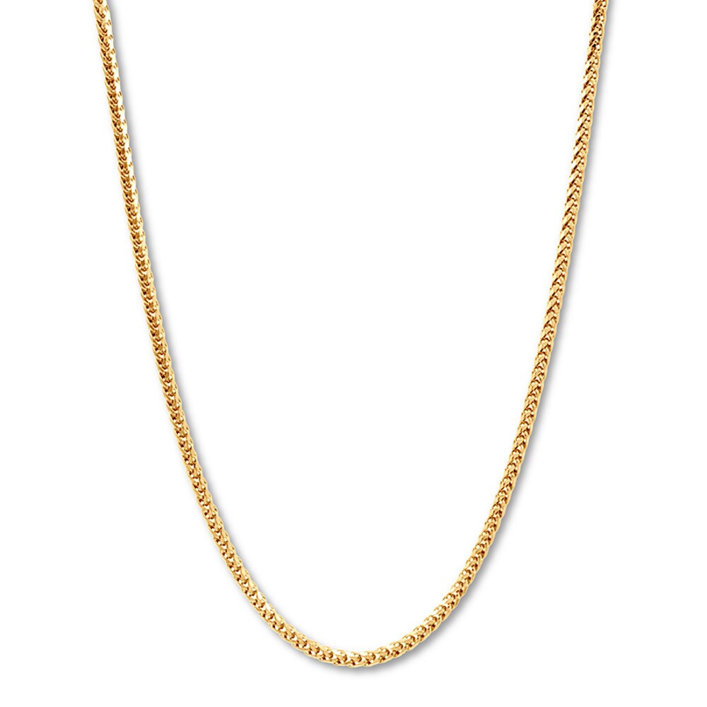 Wheat Chain Necklace 10K Yellow Gold 20" Length vc04vtJh Wheat Chain Necklace 10K Yellow Gold 20" Length vc04vtJh