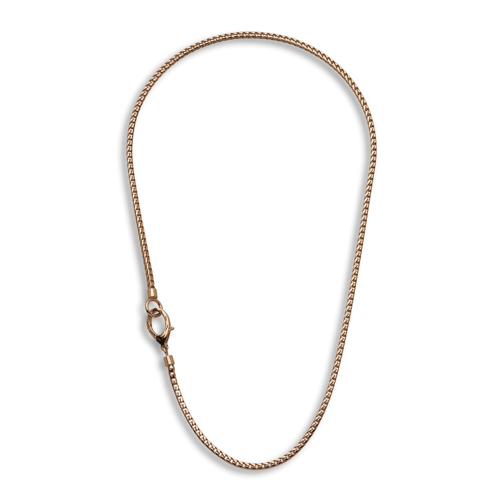 Marco Dal Maso Ulysses Thin Necklace Sterling Silver/18K Rose Gold-Plated 20.5" wEI71C8L Marco Dal Maso Ulysses Thin Necklace Sterling Silver/18K Rose Gold-Plated 20.5" wEI71C8L