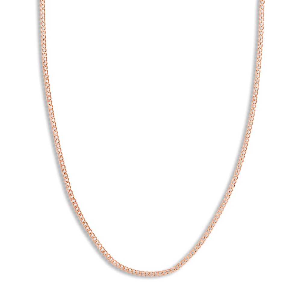 Men's Open Curb Necklace 14K Rose Gold 16" wbvtgZwK Men's Open Curb Necklace 14K Rose Gold 16" wbvtgZwK