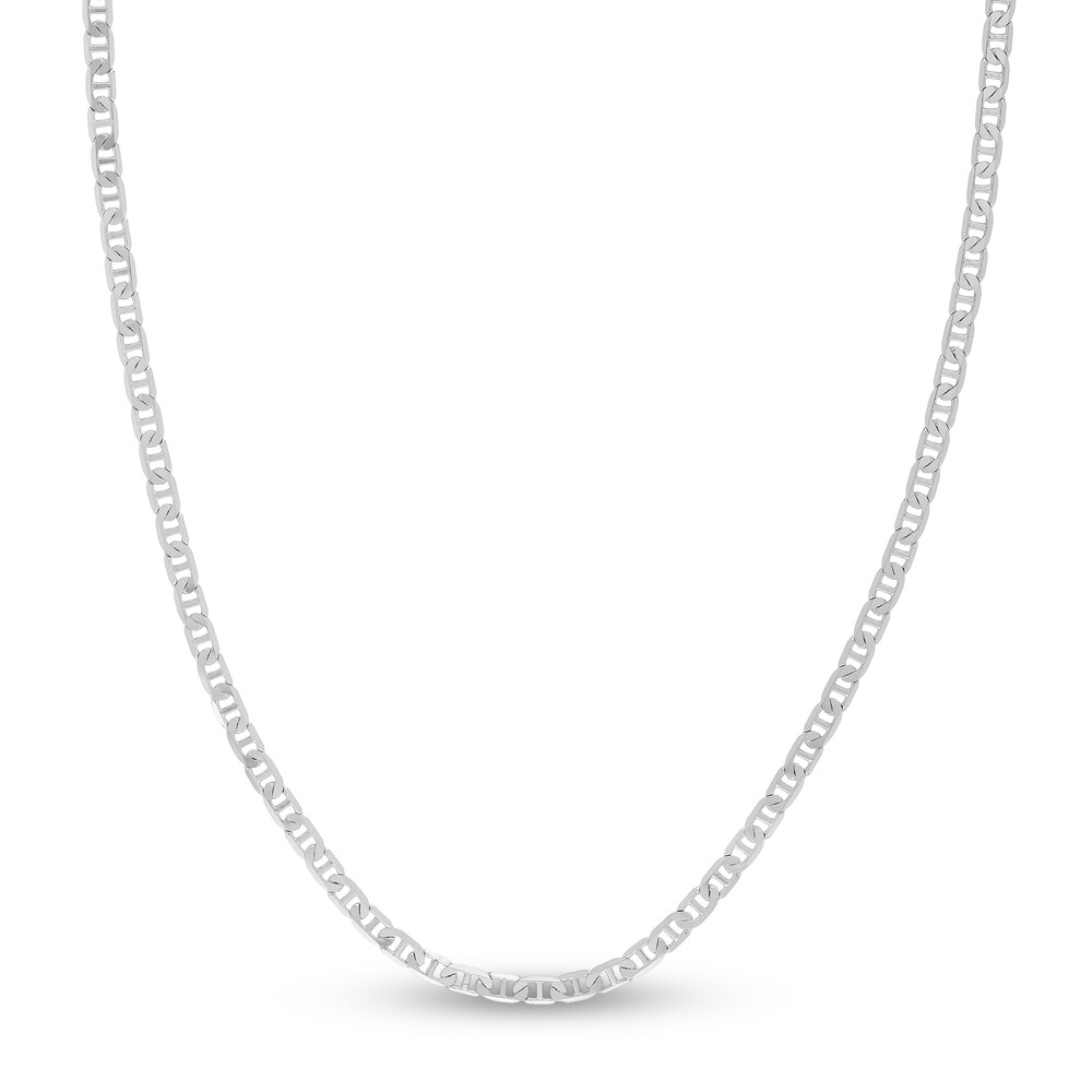 Mariner Chain Necklace 14K White Gold 18" wn58ZPJy Mariner Chain Necklace 14K White Gold 18" wn58ZPJy