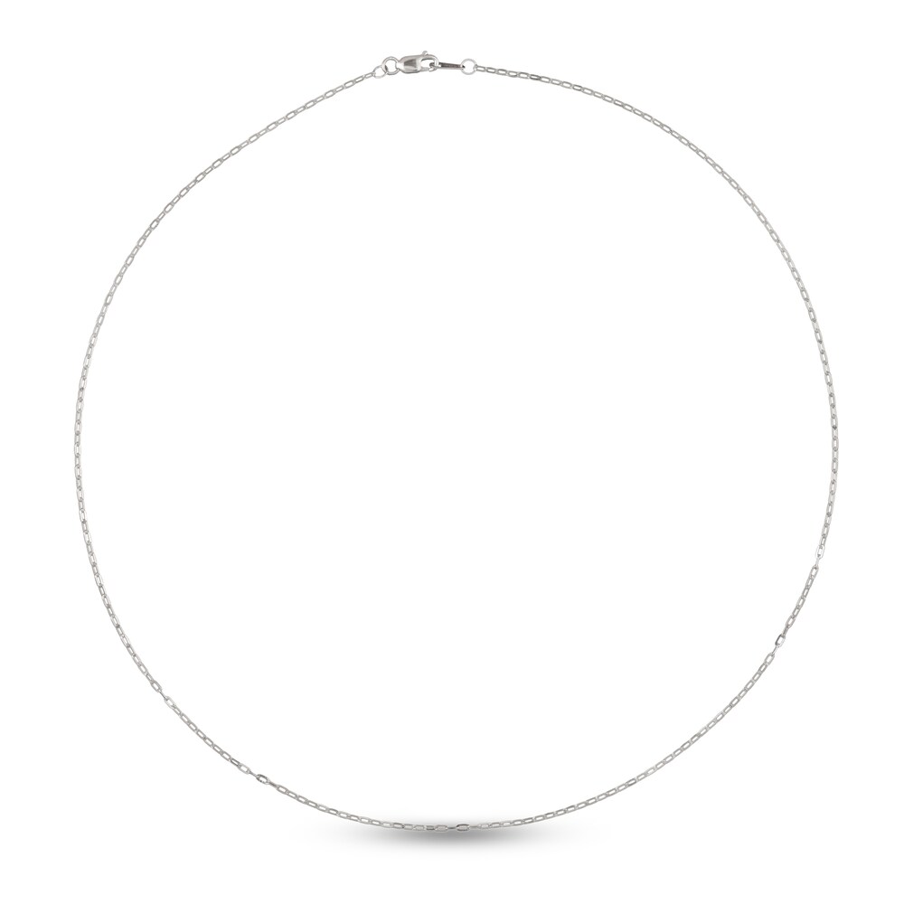 Paperclip Necklace 14K White Gold 24\" 1.3MM wnVdP8Mv Paperclip Necklace 14K White Gold 24\" 1.3MM wnVdP8Mv